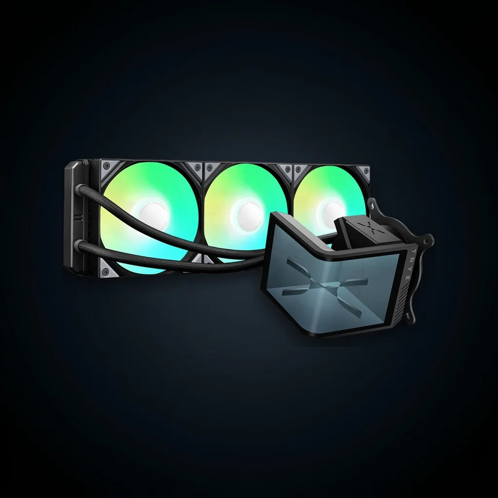 Tryx Panorama 360 ARGB AMOLED curva (negra)
